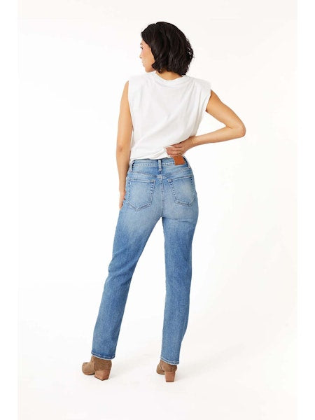 Level 99 Jessica Slim High Rise Hush Blue – Audie Mescal Clothing