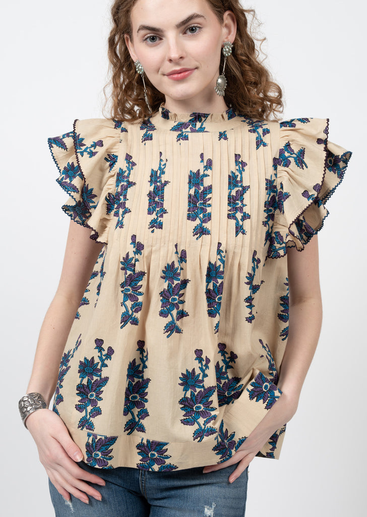Ivy Jane Tucked And Ruffled Top