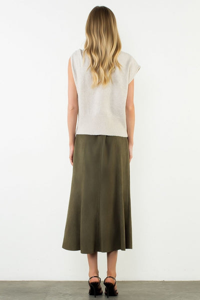 THML Sleeveless Sweater with Gold Embellishment