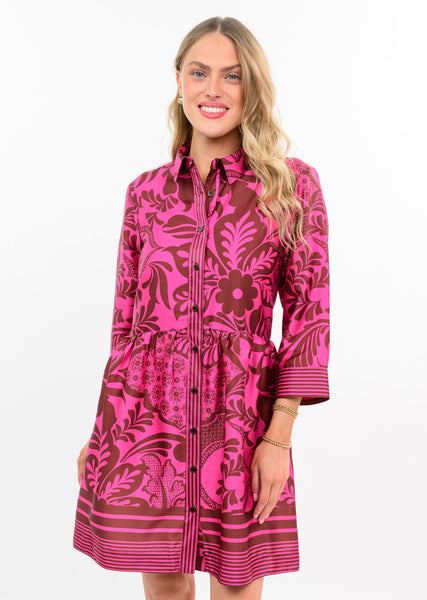 Uncle Frank Border Stripe Dress