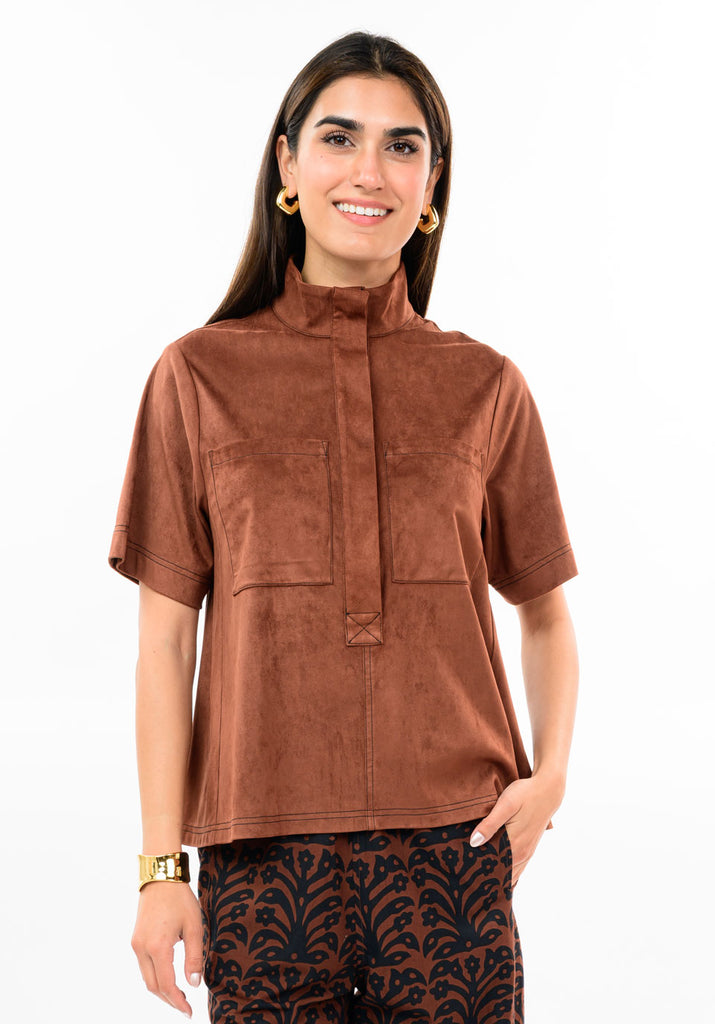 Ivy Jane Suede Swing Top
