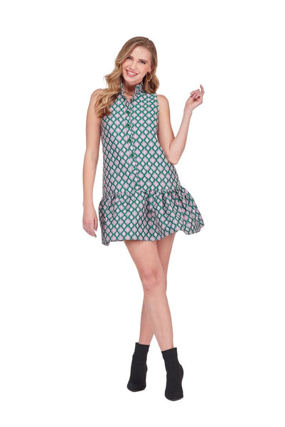 Joy Joy High Neck Flounce Dress