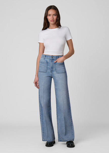 Joe's Jeans Mia Wide Leg Patch Pocket in Amiable