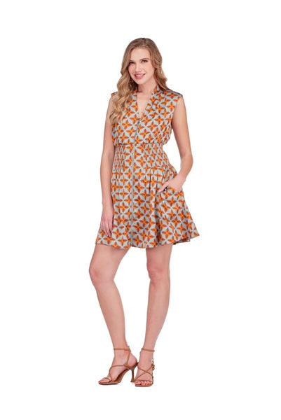 Joy Joy Zip Front Dress