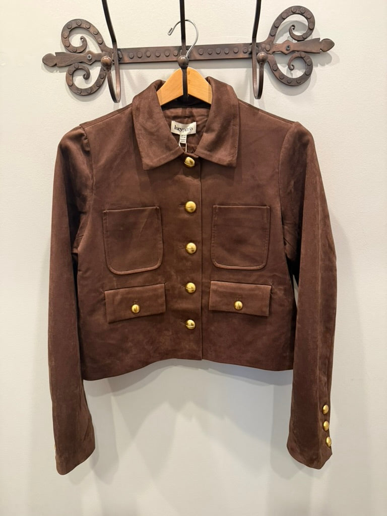 Lucy Paris Brynn Faux Suede Jacket