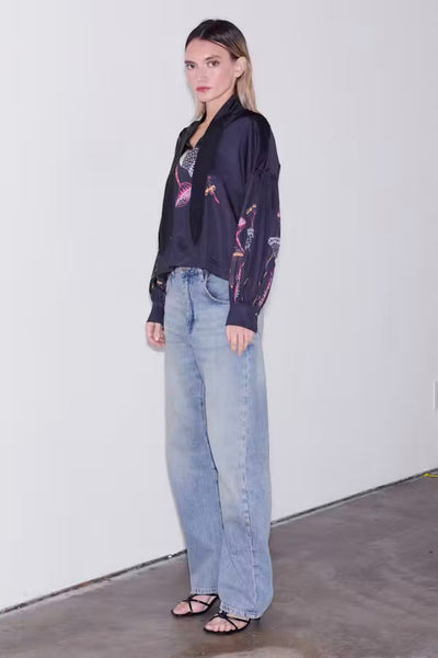 Ciebon Engineer Print Blouse