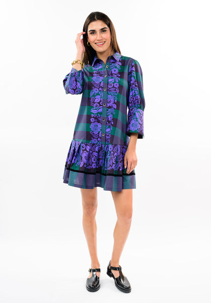 Uncle Frank Pleated Drop Waist Skirt