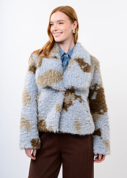 Ivy Jane Curly Pony Faux Fur Jacket