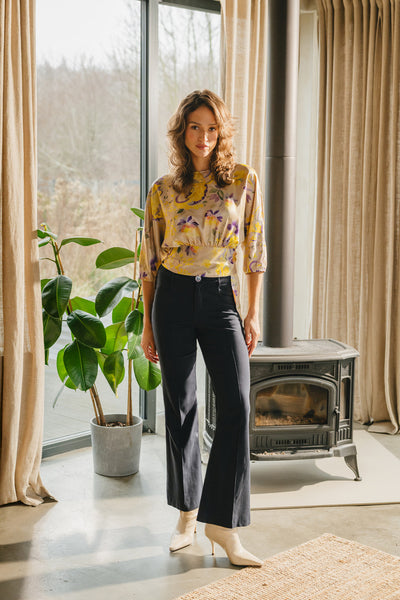 Traffic People Tease Floral Top