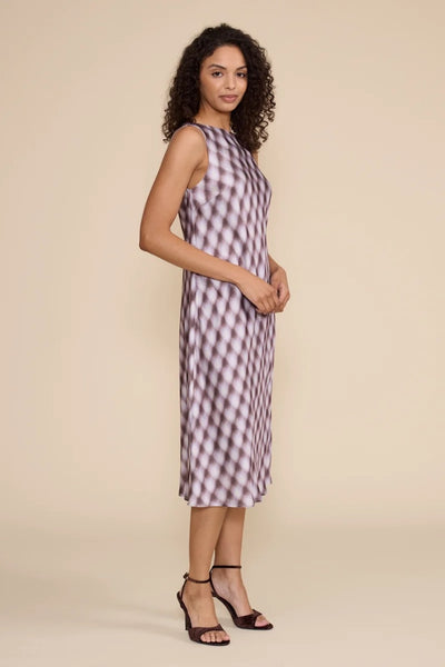 Lucy Paris Meiline Midi Bias Dress