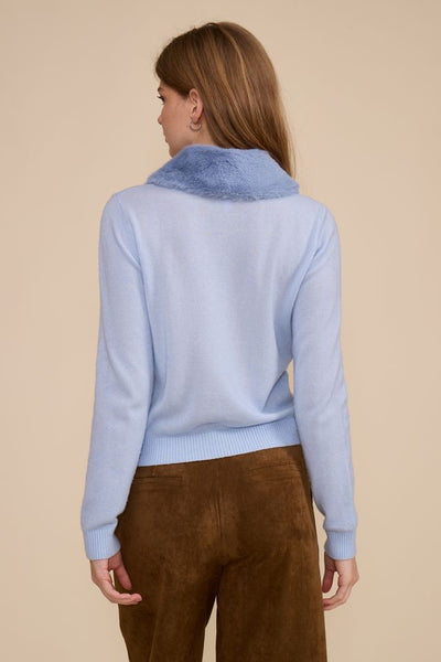 Lucy Paris Erica Faux Fur Cardigan