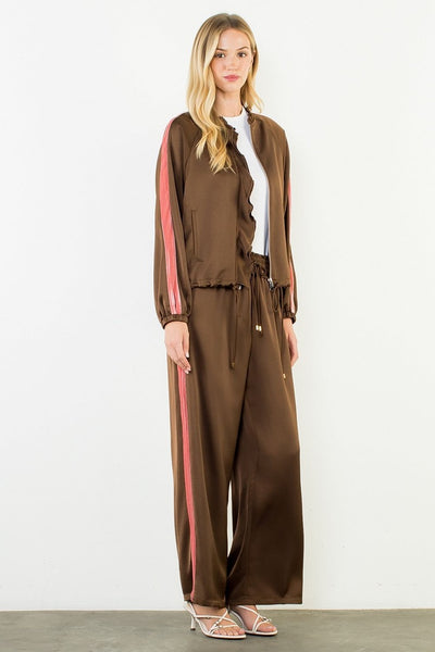 THML Drawstring Tuxedo Stripe Pant