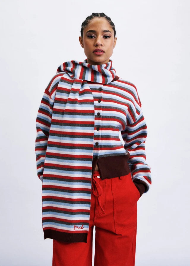 FRNCH Shibuya Cardigan and Scarf Set