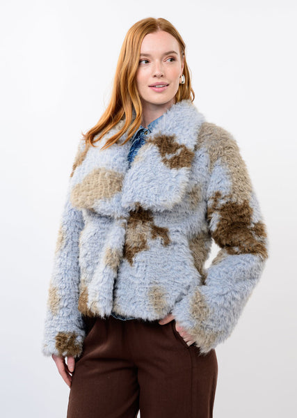 Ivy Jane Curly Pony Faux Fur Jacket