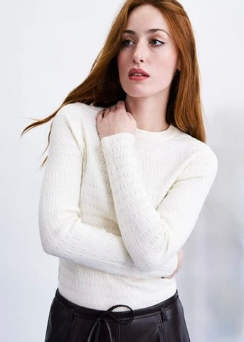 FRNCH Namsan Crème Sweater