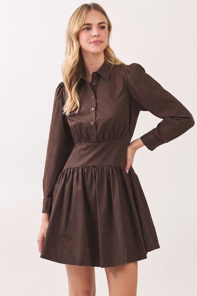 PINCH Button Down Shirt Dress