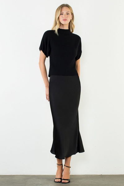 THML Long Silk Skirt