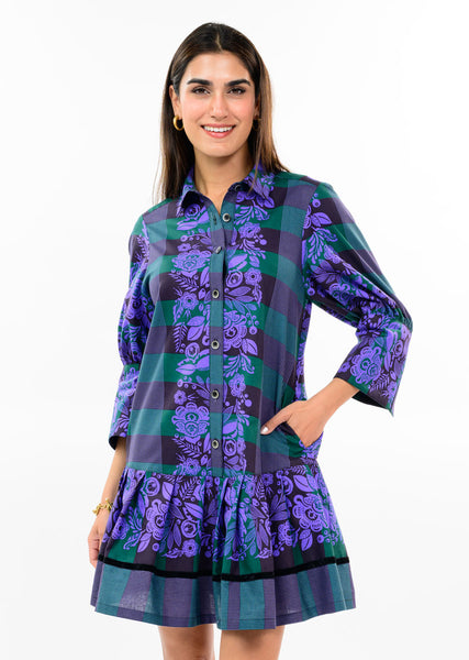 Uncle Frank Pleated Drop Waist Skirt
