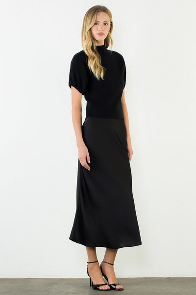 THML Long Silk Skirt