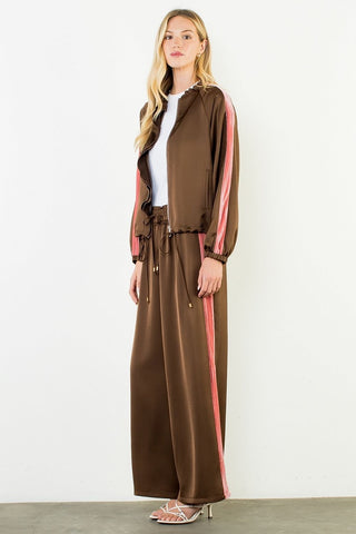 THML Drawstring Tuxedo Stripe Pant