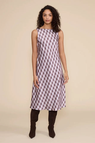 Lucy Paris Meiline Midi Bias Dress