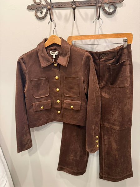 Lucy Paris Leon Faux Suede Pant