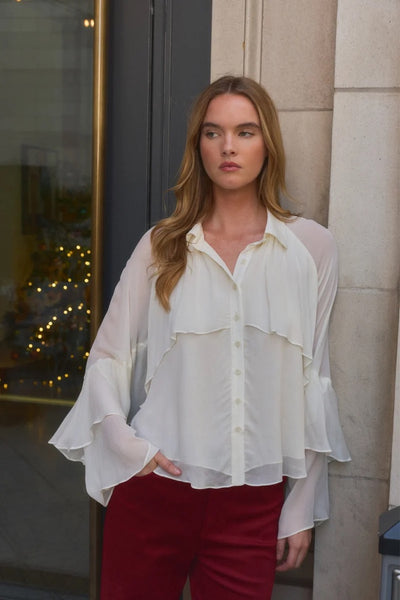Lucy Paris Wilfred Ruffle Blouse