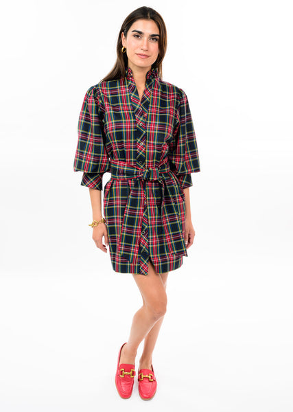 Uncle Frank Tartan Plaid Shirt Dress