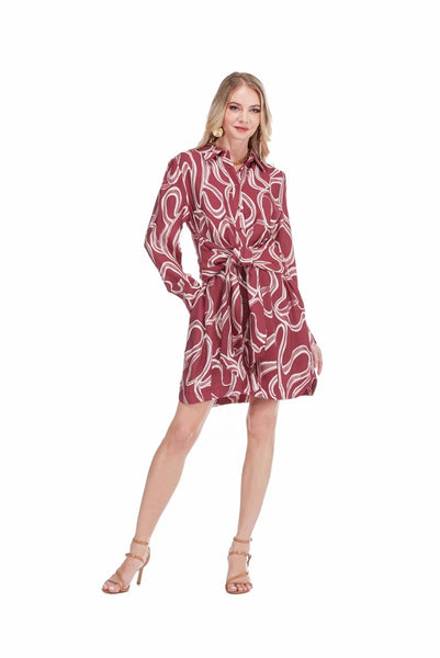 Jade Front Tie Dress