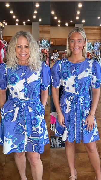 Maude Vivante Skyla Dress [blue porcelain]