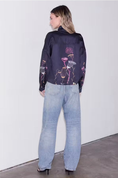 Ciebon Engineer Print Blouse