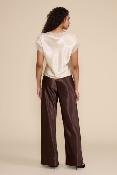 Lucy Paris Chris Lace Trim Top