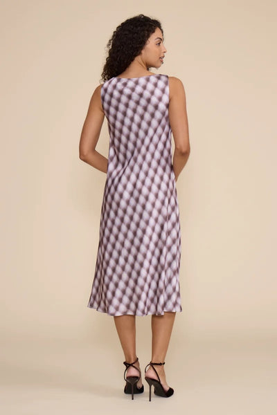 Lucy Paris Meiline Midi Bias Dress