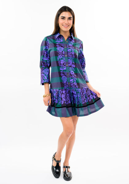 Uncle Frank Pleated Drop Waist Skirt