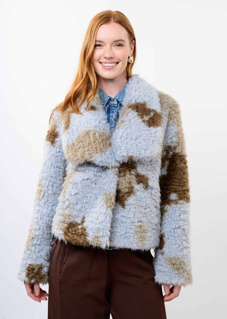 Ivy Jane Curly Pony Faux Fur Jacket