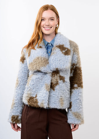Ivy Jane Curly Pony Faux Fur Jacket