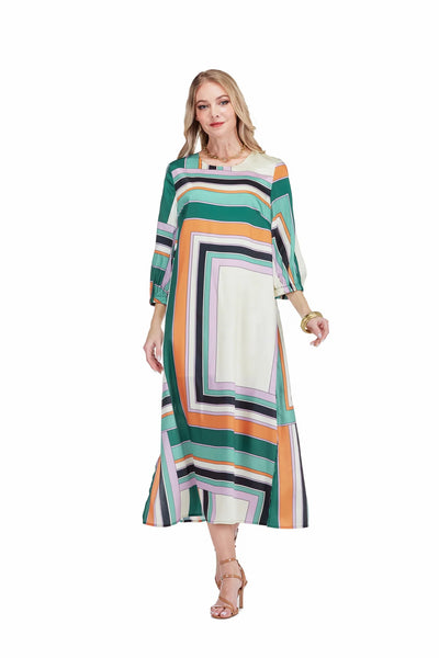 Jade Colorway Column Dress