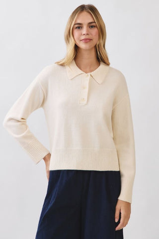 PINCH Collared Button Down Sweater