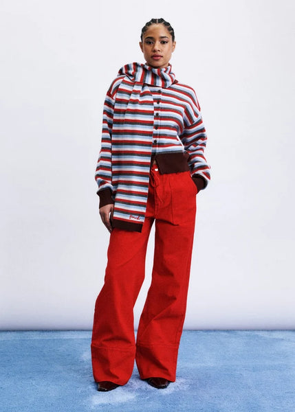 FRNCH Shibuya Cardigan and Scarf Set
