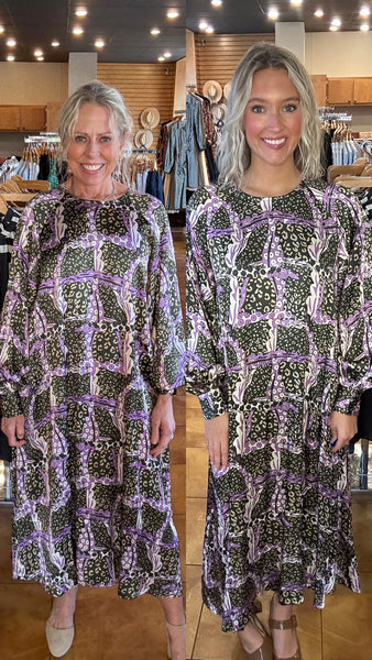 FRNCH Sarriette Leo Print Dress