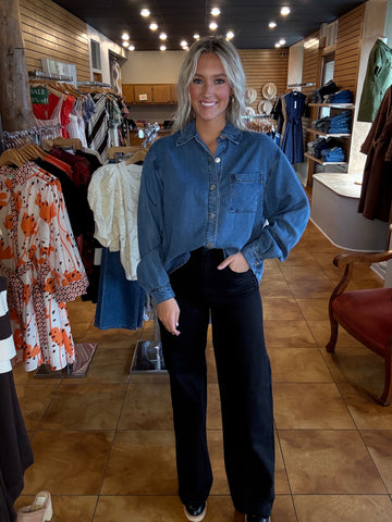 FRNCH Melisse Demin Shirt