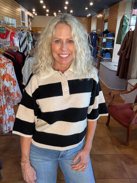 THML Short Sleeve Cashmere Sweater