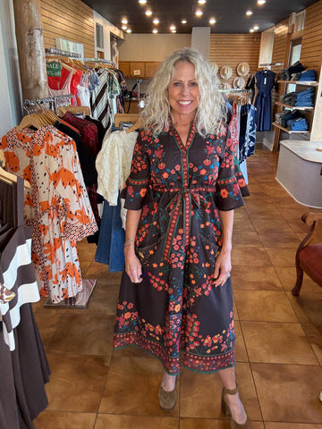 Isla Payal Cape Midi [woodland brown]