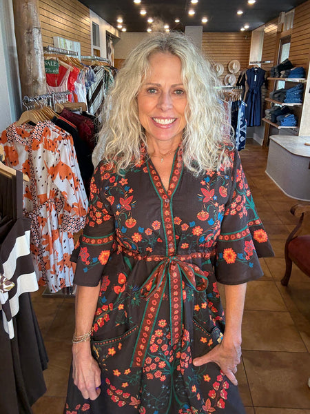 Isla Payal Cape Midi [woodland brown]