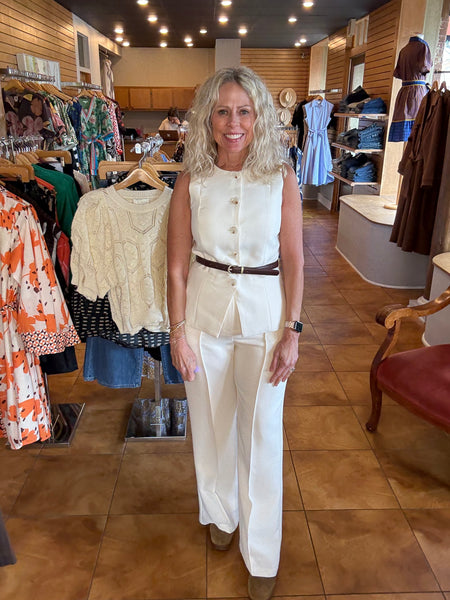 Lucy Paris Tara Pant [ivory]