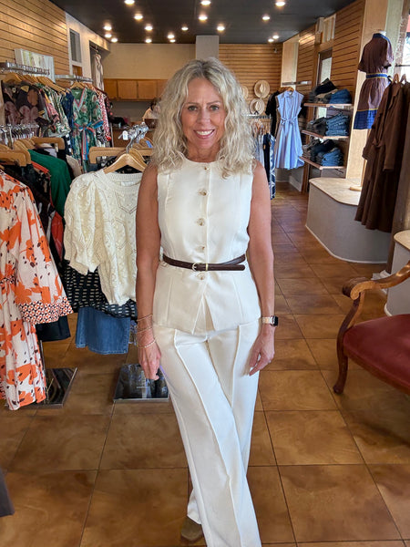 Lucy Paris Tara Pant [ivory]