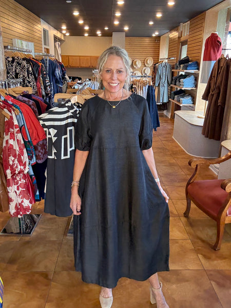Uncle Frank Charcoal Maxi Dress