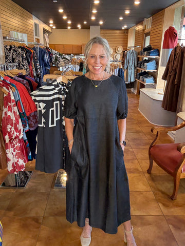 Uncle Frank Charcoal Maxi Dress