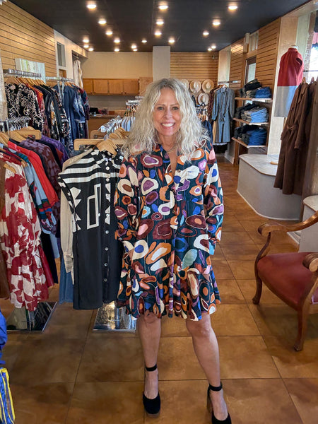 Uncle Frank Fall Blooms Dress