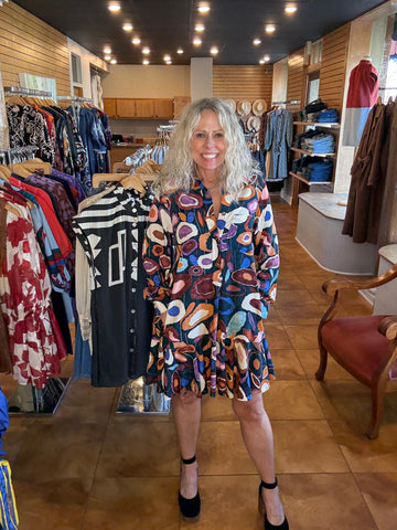 Uncle Frank Fall Blooms Dress